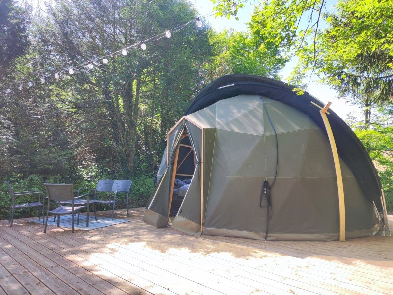 Hébergement AbracadaRoom : Le Dôme Géodésique - La déconnexion en harmonie avec la nature. - Image 11