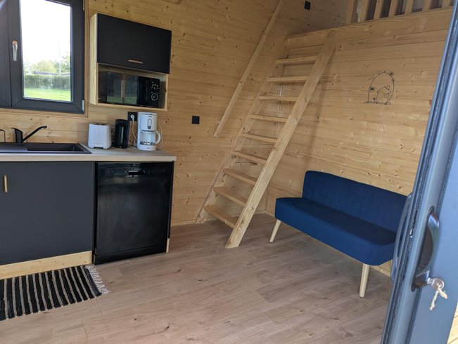 Hébergement AbracadaRoom : Tiny house du bois prié & Spa - Image 10