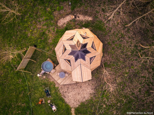 Hébergement AbracadaRoom : Zome Sweet Zome & Bain nordique - Image 5