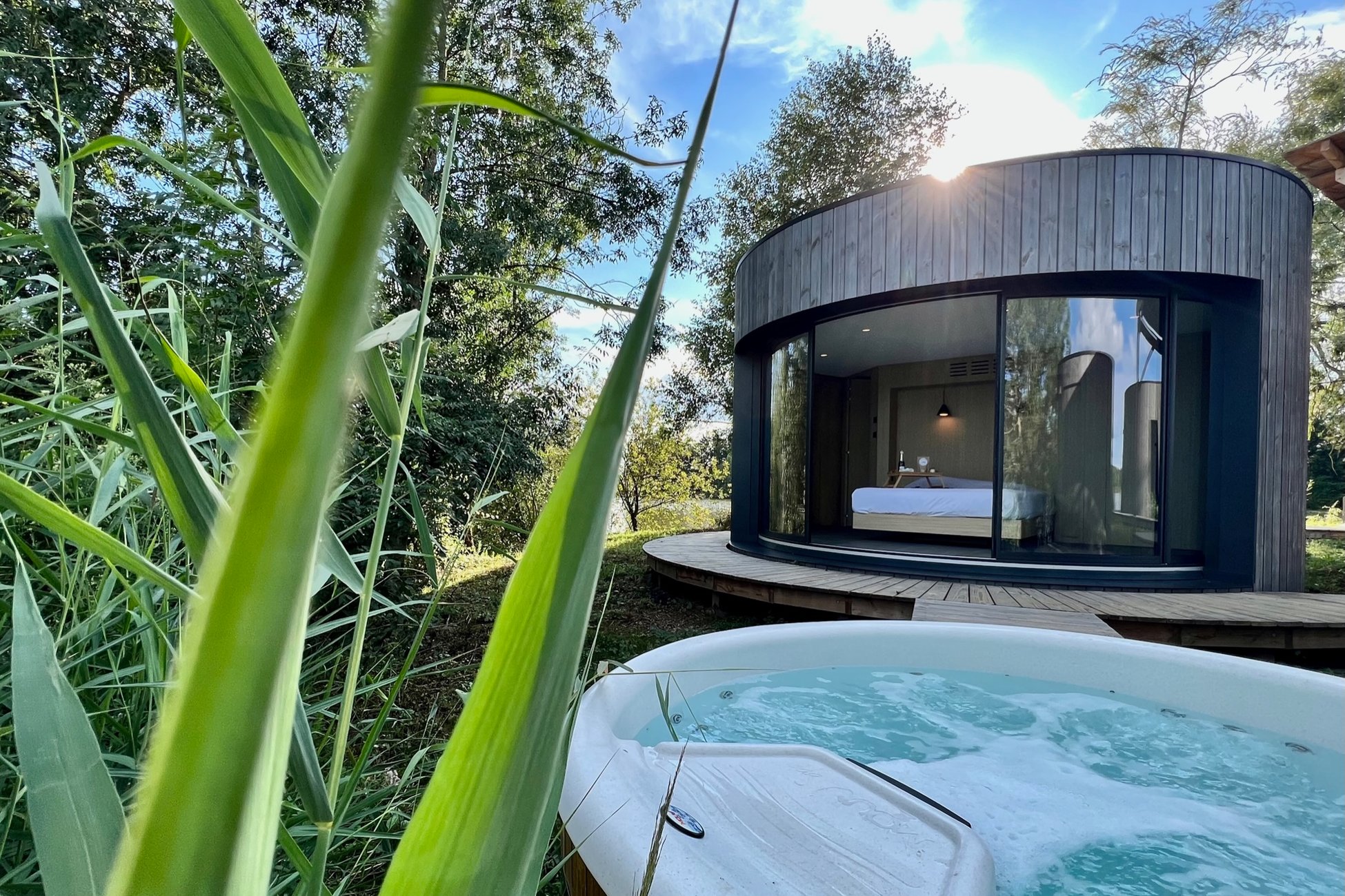 Hébergement UnicStay : Lumipod Spa 2 pers. à Bâgé-Dommartin