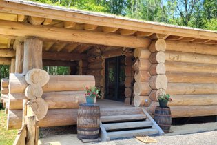 Cabane de trappeur Seine-et-Marne