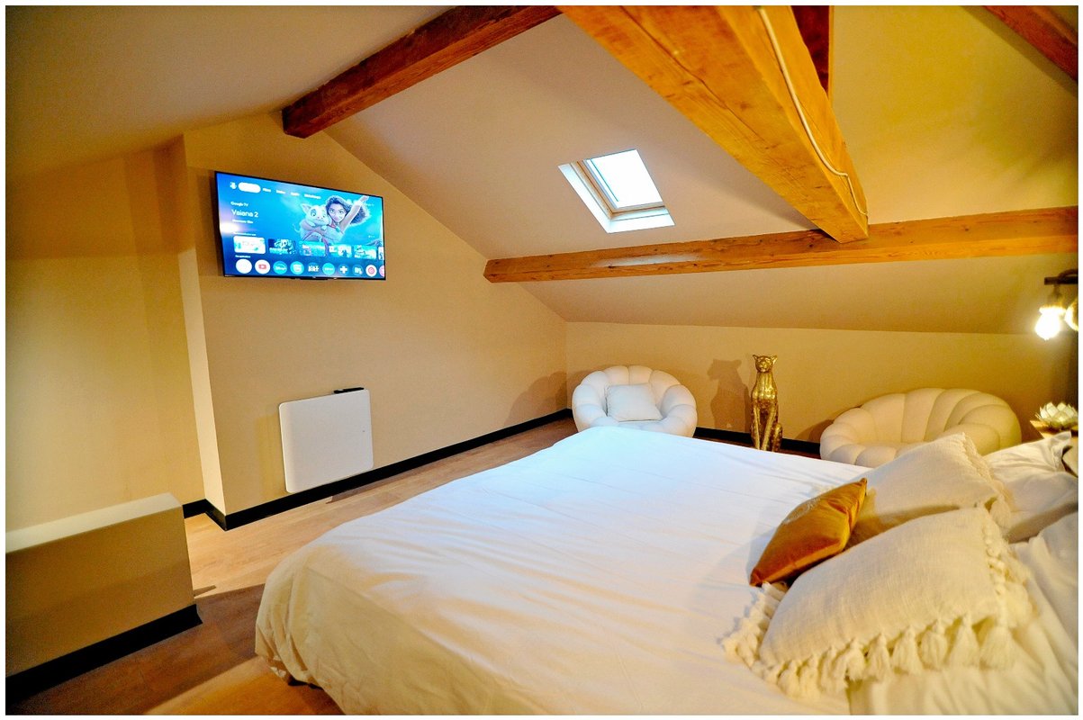 Évasion safari unique, SPA XXL, CASCADE D'EAU, CINÉMA PRIVÉ, 5 min du centre à Bourgoin Jallieu (41)