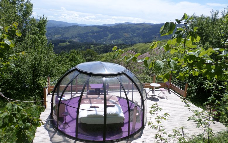 Hébergement AbracadaRoom : Dôme Romance, accès piscine & SPA - Image 3