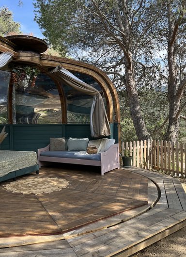 La Clochette et sa vue extraordinaire à Ansignan