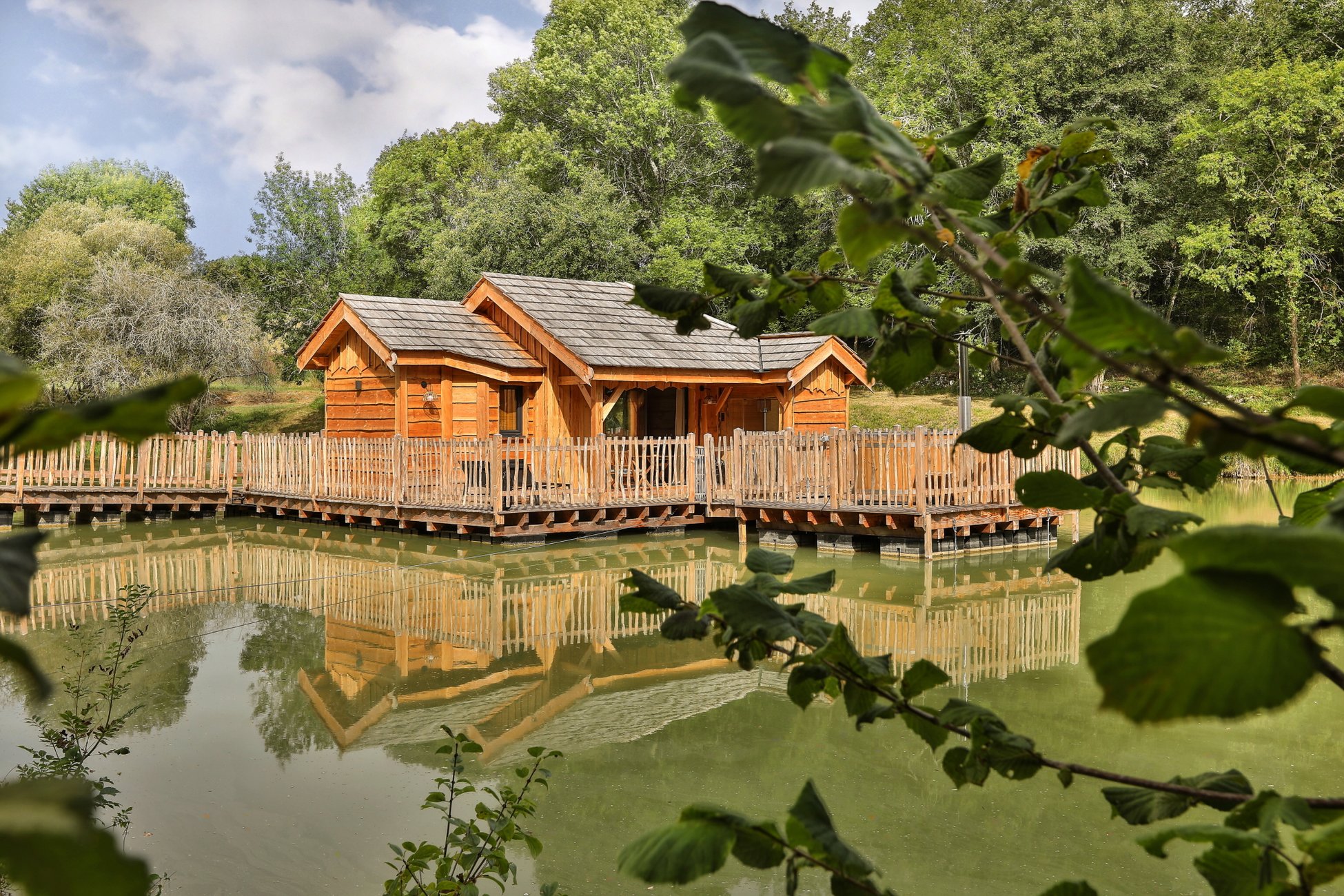 Hébergement UnicStay : Cabane du Lac & Spa à Saint- Martin Des Combes