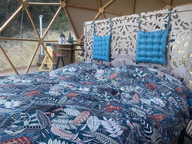 Hébergement AbracadaRoom : Andromède & Spa : Dôme Géodésique pour nuitée à la belle étoile - Image 13