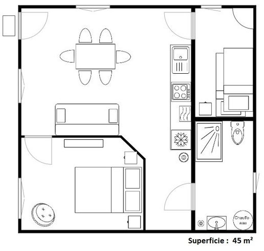 Hébergement AbracadaRoom : Chalet "Prairie" avec vue sur lac - Image 7