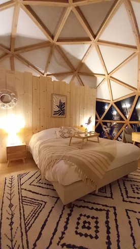 Hébergement AbracadaRoom : Dôme géodésique dans les arbres - Image 5