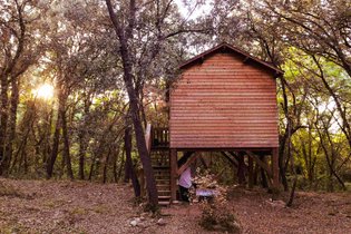 Cabane sur pilotis Pyrénées-Orientales