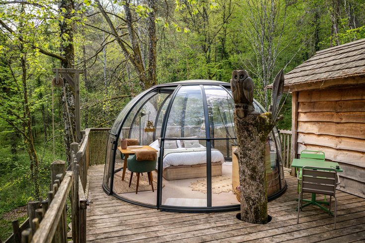 Hébergement AbracadaRoom : Dôme perché Spa - Chouette - Image 4
