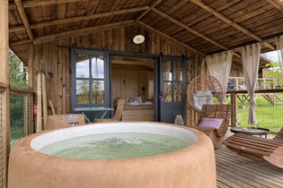 Cabane Lodge duo SPA (17 m² - 1 ch - 2 pers.)