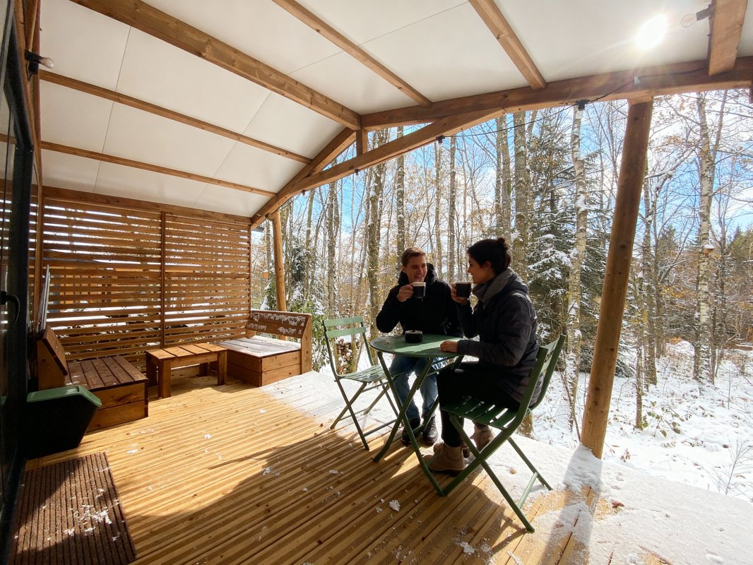 HY•Lødge Spa-2pers N°2 (Chalet nature avec spa privatif) à Anould (4)