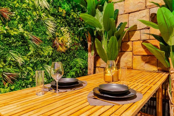 Hébergement AbracadaRoom : GAÏA • Filet suspendu, spa et suite privative - Image 7