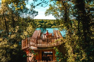 Cabane sur pilotis Haute-Saône