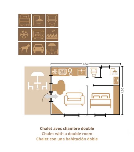 Hébergement AbracadaRoom : Chalet Duo Nature & Bois - Image 11