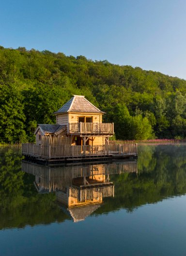 Cabane flottante Spa - Martin pêcheur à Vernois Les Vesvres