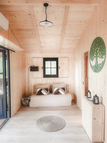 Hébergement AbracadaRoom : Cabane Selva - Lodge sur pilotis au cœur de la nature, calme & bien-être, réservé aux adultes • linge & ménage inclus • climatisation réversible • cuisine équipée - Image 23