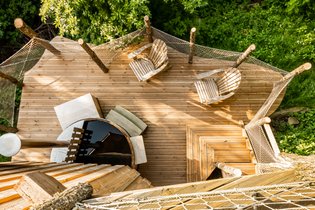 Cabane sur pilotis Haut-Rhin