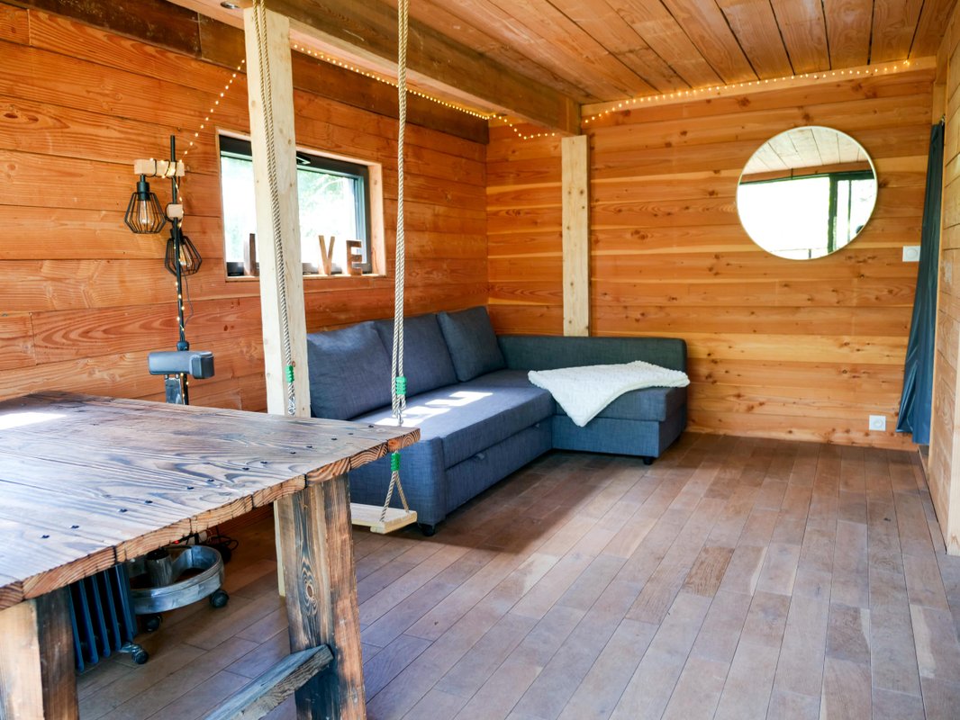 Notre Cabane perchée & son lac privé à Sadirac (4)