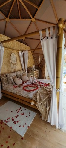 Hébergement AbracadaRoom : "M"ANON-Dôme Géodésique, piscine, spa et sauna. - Image 35