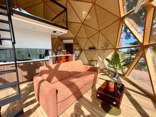 Hébergement AbracadaRoom : Dôme Orbe-Insolite-Sauna-Bain-Nordique-Climatisé - Image 5