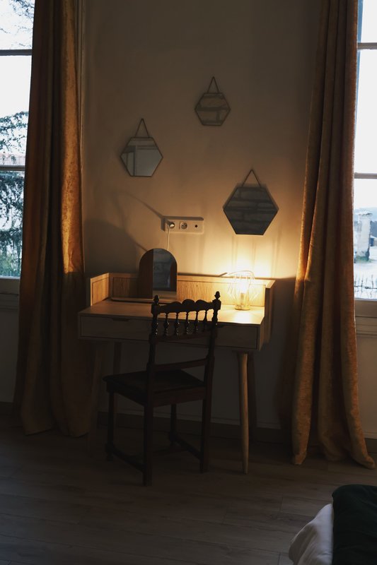 Chambre d'hôte Blanche du Château : Notre petite suite à Saint Genies Des Mourgues (5)