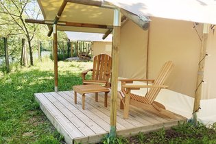 Tente et tente lodge Aude