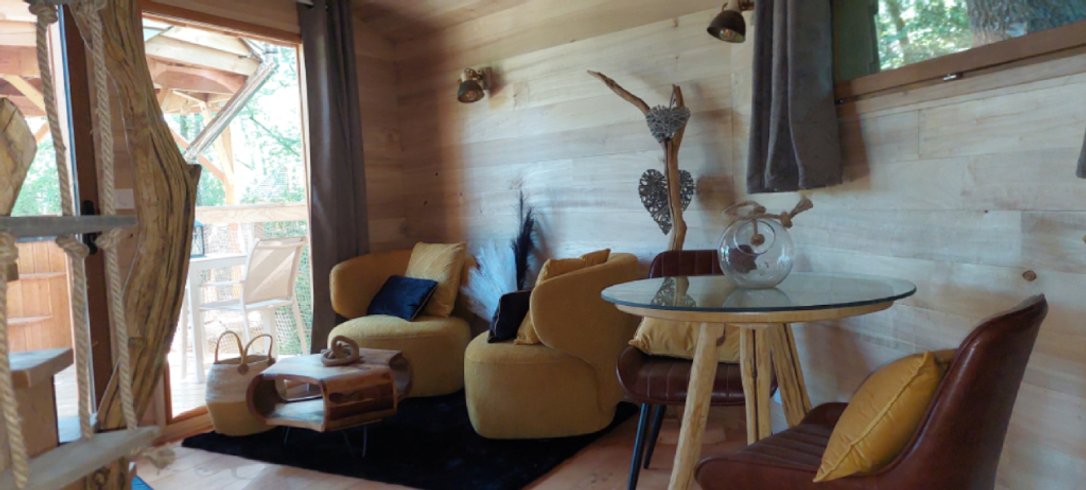 Hébergement AbracadaRoom : Cabane perchée ASTERIA & Spa - Image 5