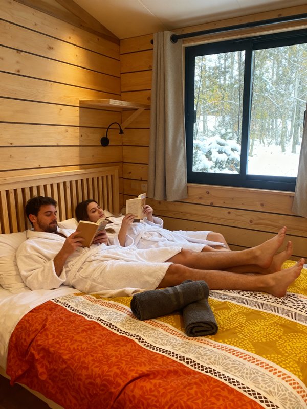HY•Lødge Spa-2pers N°2 (Chalet nature avec spa privatif) à Anould (6)