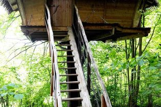 Cabane dans les arbres Seine-Maritime