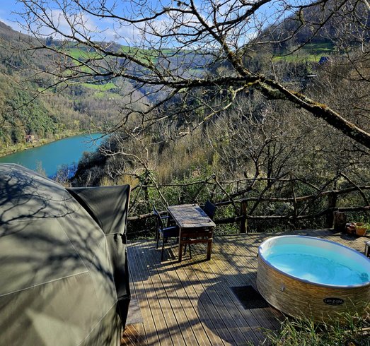 Hébergement AbracadaRoom : Dôme Sweet Dream & spa avec vue rivière - Image 2