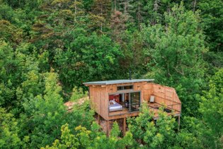 Cabane sur pilotis Lot-et-Garonne