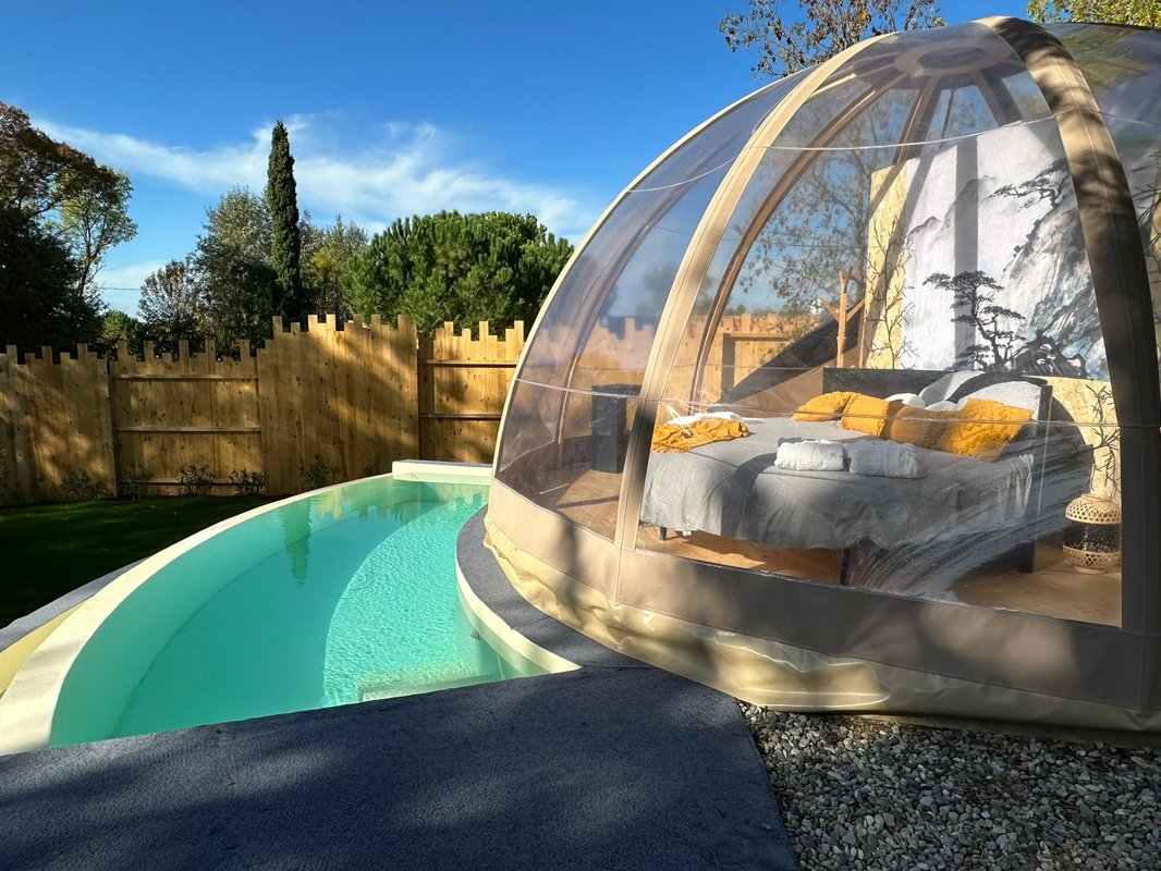 "F"anny - Wigwam, piscine & spa à Malves En Minervois (2)