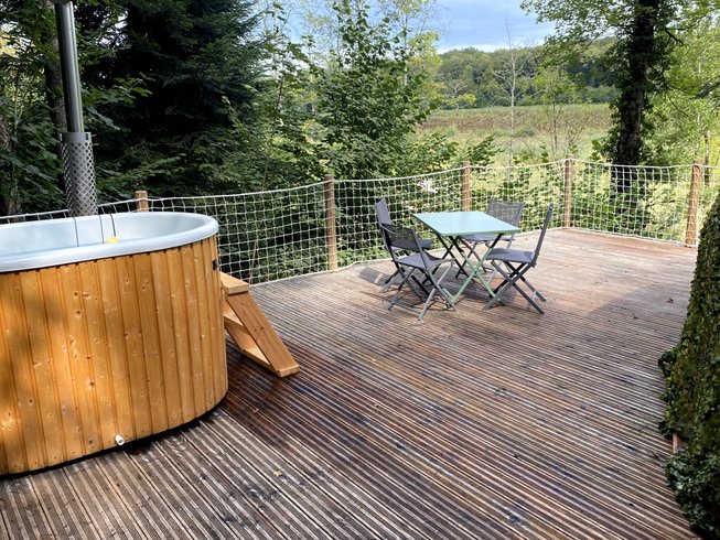 Hébergement AbracadaRoom : Cassiopée & Spa : Dôme Géodésique pour nuitée à la belle étoile - Image 4