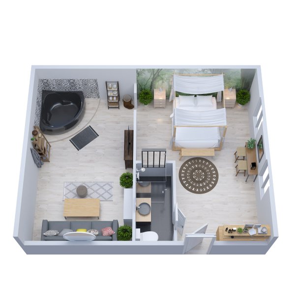 Hébergement AbracadaRoom : Évasion romantique au coeur de l'Amazonie, SPA, CINÉMA PRIVÉ, 5 min centre - Image 13