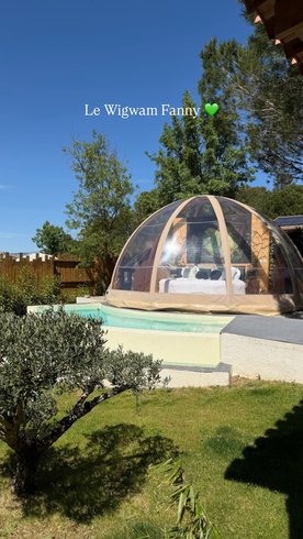 Hébergement AbracadaRoom : "F"anny - Wigwam, piscine & spa - Image 10
