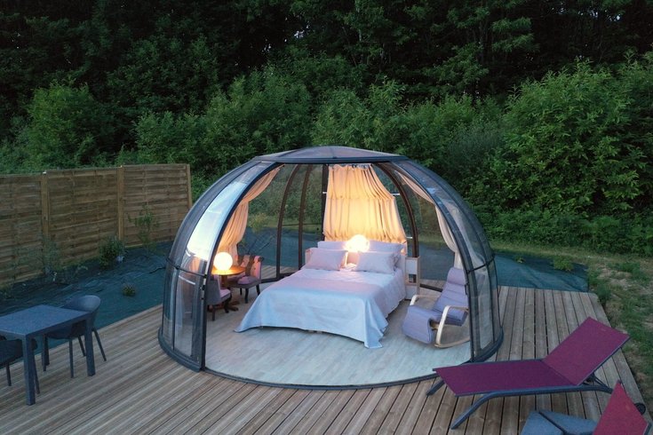 Hébergement AbracadaRoom : La Bulle des prés & Spa privatisable - Image 1