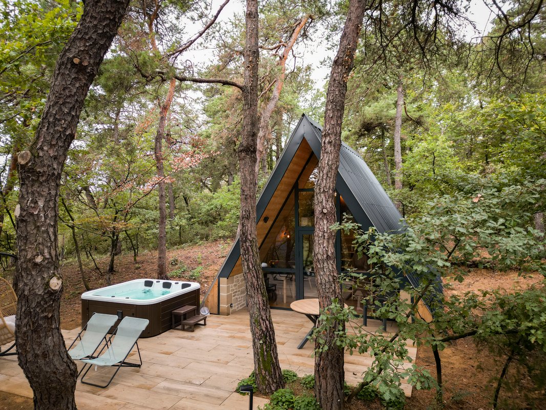 Chalet  CanopéA SPA Privatif, Domaine CollinéA en Drôme Des Collines à Bathernay (20)