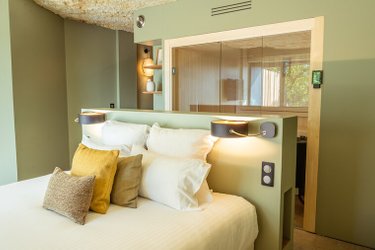 Suite Prestige Terrasse: sauna & bain nordique privatifs à Nazelles-Negron (4)