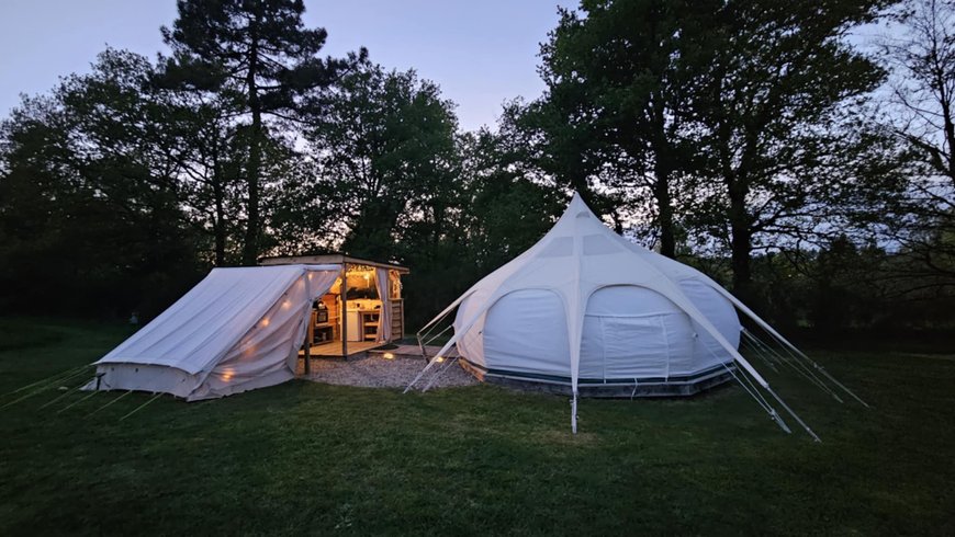 Hébergement AbracadaRoom : Lotus belle tipi Le Ranch Camping et Glamping - Image 7