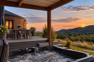 Cabane Insolite avec Spa et Vue, proche Sarlat