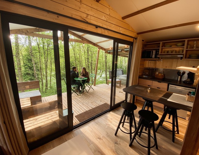 Hébergement AbracadaRoom : HY•Lødge Spa-2pers N°2 (Chalet nature avec spa privatif) - Image 7