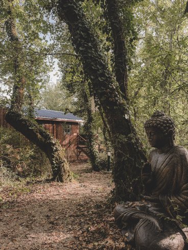 Hébergement AbracadaRoom : Cabane Tèrra - Lodge sur pilotis au cœur de la nature, calme & bien-être, réservé aux adultes • linge & ménage inclus • climatisation réversible • cuisine équipée - Image 7