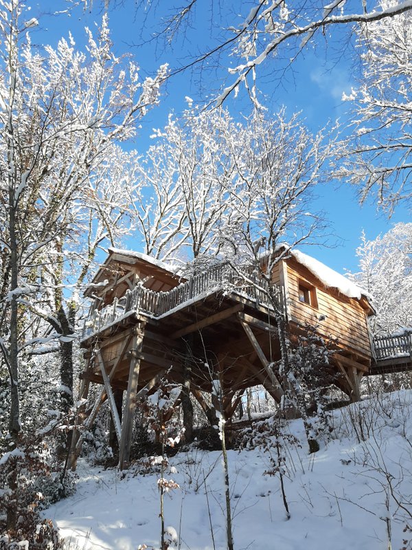 Cabane Spa Ecureuil à Bonlieu (21)