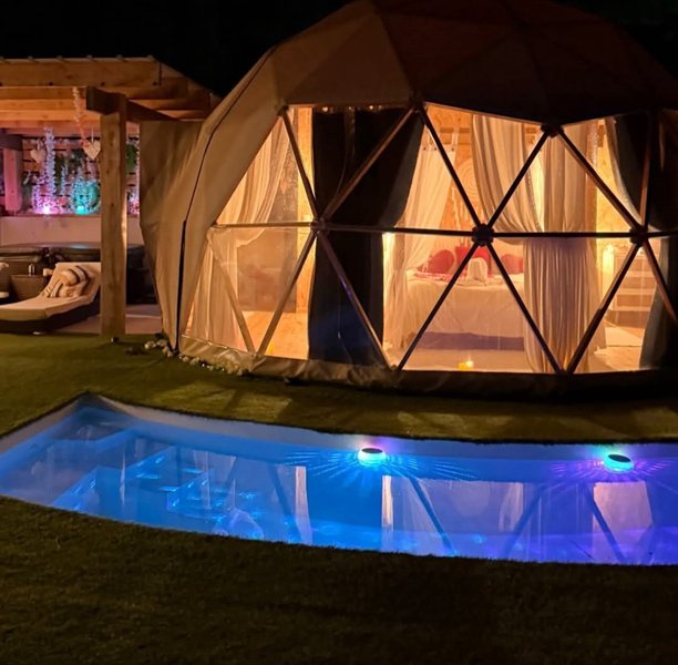 Hébergement AbracadaRoom : "M"ANON-Dôme Géodésique, piscine, spa et sauna. - Image 83
