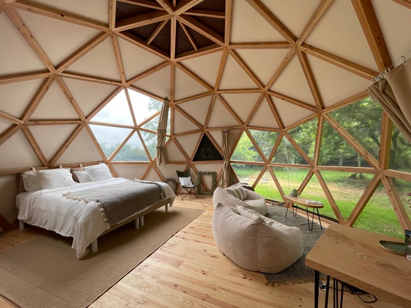Hébergement AbracadaRoom : Lichen dôme géodésique & Spa - Image 5