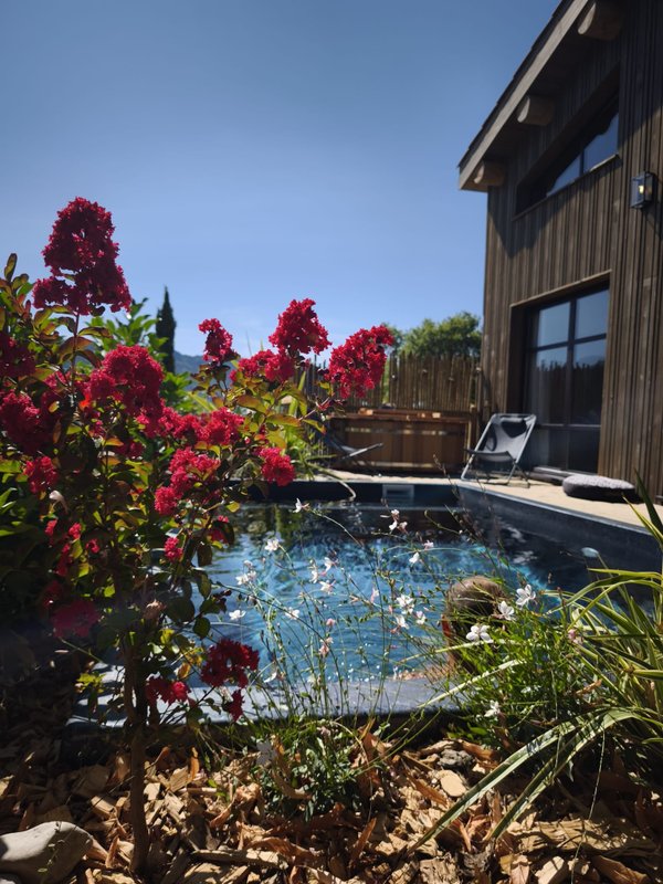 LODGE DES BARONNIES Piscine et spa à Plaisians (29)