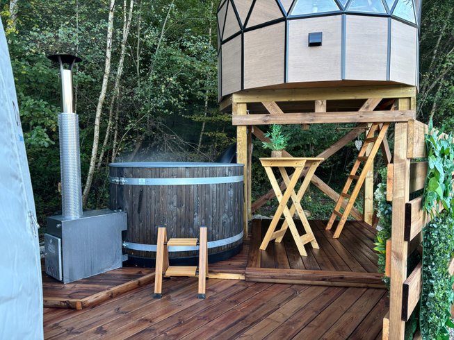 Hébergement AbracadaRoom : Dôme Lunaire D'Olia et son bain nordique - Image 2