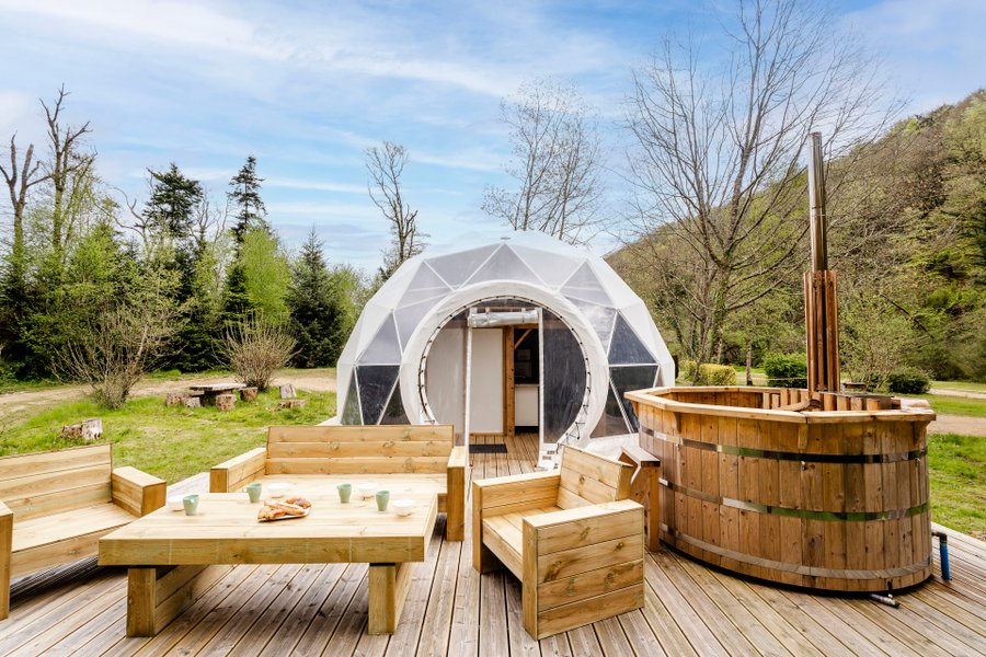 Hébergement AbracadaRoom : Dôme vue Rivière & spa - Image 1