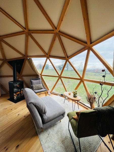 Hébergement AbracadaRoom : Cèdre dôme géodésique & Spa - Image 15